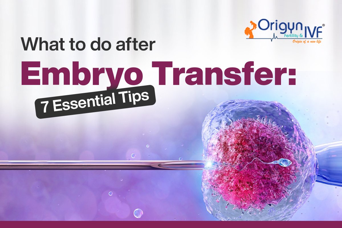 After embryo transfer